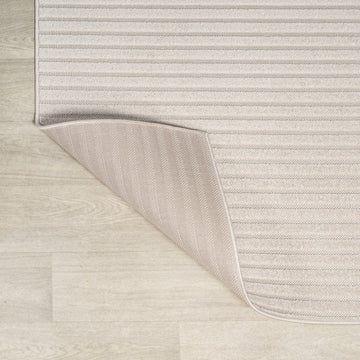 Aarhus Minimalist Scandi Striped Area Rug